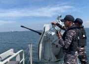 Di Tengah Lautan, KRI Bung Hatta-370 Laksanakan Uji Glagaspur TK I dan TK II