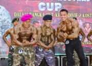 Atlet Binaraga Koarmada II Raih Dua Medali Perak di Danbrigif 9 Kostrad Cup