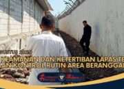 Pastikan Keamanan dan Ketertiban Lapas Tegal Laksanakan Kontrol Rutin Area Beranggang