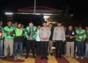 Polisi dan Ojol di Sidoarjo Gelar Aksi Solidaritas untuk Affan Kurniawan