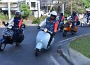 Wadan Kodiklatal Hadiri Archery Open Tournament HUT TNI 2025 dan Riding Vespa Bersama Pimpinan Kotama TNI AL