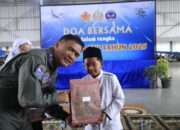 Danpuspenerbal Pimpin Upacara Kenaikan Pangkat 42 Crew Pesud TNl AL dan Doa Bersama Jelang Demo Udara dan Sailing Pass HUT TNl