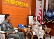 Jalin Kerjasama dengan Lemdik Pertahanan, Komandan Puspenerbal Terima CC Rektor Universitas Pertahanan Rl