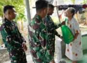 Menjelang Penutupan, Satgas TMMD ke-126 Berikan Baksos Kepada Warga Desa Kedondong