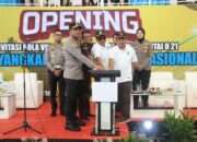 Kapolresta Sidoarjo Buka Pertandingan Bola Volly Indoor dan Volly Pantai U-17 Bhayangkara Cup Tingkat Nasional