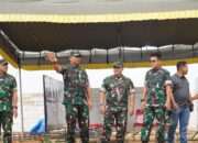 Danrem 084/Bhaskara Jaya Tinjau Lokasi Pembangunan Gerai Koperasi Desa di Sumenep