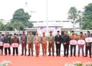Dankodaeral V Hadiri Upacara Peringatan Hari Bela Negara ke-77 Tahun 2025 di Kantor Setda Provinsi Jawa Timur