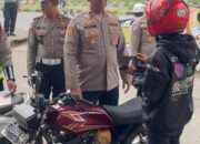 Tekan Angka Curanmor, Polres Pelabuhan Tanjung Perak Gelar Razia Kendaraan di Jembatan Suramadu