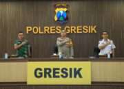 Sinergitas Lintas Sektoral, Kasdim Gresik Hadiri Vicon Kapolri dan Panglima TNI
