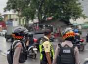Polwan Jenggala Presisi Patroli Tempat Keramaian, Jaga Kamtibmas Selama Ramadan