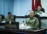 Pastikan Kesiapan Satgas, Pangkoarmada II Ikuti Paparan Latma Joint Minex Pandu-26 dan Penyematan Pin Tallship Secara Vicon