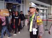 Polres Pelabuhan Tanjungperak Gelar KRYD Kawal Arus Balik di Terminal GSN