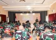 Jaga Kesehatan Mental dan Fisik, Prajurit Kodaeral lX Ikuti Sosialisasi Psikologi dan Kesehatan