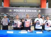 Polres Gresik Bongkar Jaringan Narkoba Lintas Pulau, 6 Tersangka Diamankan
