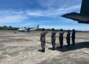 Perkuat Pengamanan Perairan Timur, Pesawat Patroli Maritim TNl AL P-8301 Tiba di Ambon