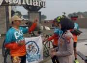 Aksi Humanis Polwan Polresta Sidoarjo Amankan Car Free Day