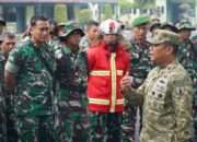 Danrem 084/BJ Tinjau Latihan Kesiapsiagaan Hadapi Kebakaran Gudang Munisi dan Bahan Peledak