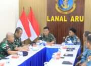 Tingkatkan Akuntabilitas Satuan, lnspektorat Kodaeral IX Gelar Audit Internal di Lanal Aru
