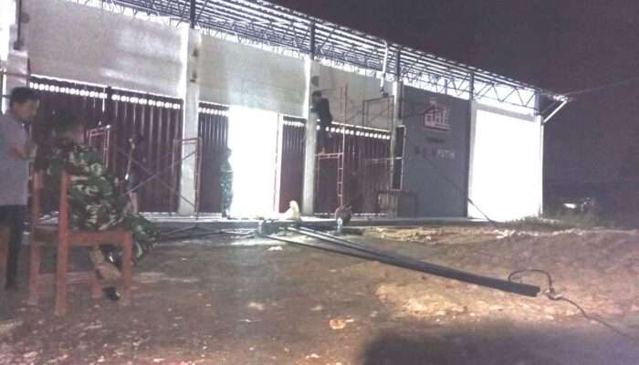 Diduga Akibat Cuaca, Kanopi KDMP Pangeleyan Bangkalan Alami Kerusakan, Dandim pastikan Situasi Kondusif