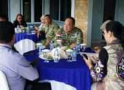 Sensus Ekonomi 2026, Komandan Kodaeral IX Terima Kunjungan Kepala BPS Provinsi Maluku