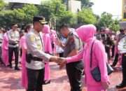 Kapolresta Sidoarjo Pimpin Upacara Sertijab Pejabat Utama, Kapolsek Jajaran dan Kenaikan Pangkat Anggota