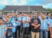 Meriah, Dansathantai Kodaeral IX Hadiri Nobar Piala Dunia 2026 Bersama Gubernur Maluku dan Masyarakat
