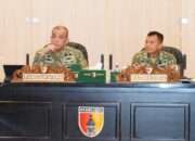 Paparan Progres Penyiapan MA dan Site Plan Pembangunan Brigif TP dan Yonif TP Tahap IV Dipimpin Pangdam V/Brawijaya
