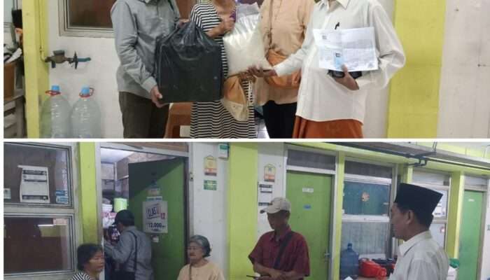 Erick Komala Salurkan Bantuan Sembako ke Warga Rusun di Penjaringansari, Kisah Pilu Lansia Sakit Jadi Sorotan