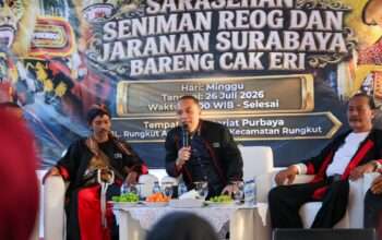 Kuatkan Karakter Anak Bangsa, Pemkot Surabaya Siapkan Ruang Publik untuk Regenerasi Seniman Reog dan Jaranan