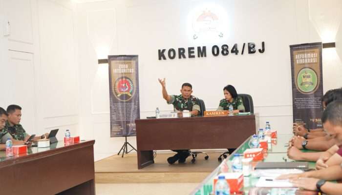 Bangun Budaya Integritas, Korem 084/Bhaskara Jaya Perkuat Komitmen Menuju Wilayah Bebas dari Korupsi