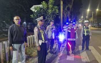 Antisipasi Balap Liar, Polsek Buduran Masifkan Patroli Malam