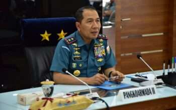 Pangkoarmada II Terima Paparan Lomba Renang Panglima TNI Cup 2026