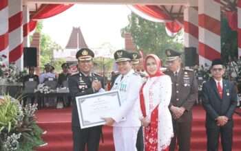 Dirgahayu RI ke-81, Polresta Sidoarjo Raih Penghargaan Bupati atas Peningkatan Layanan Perempuan dan Anak