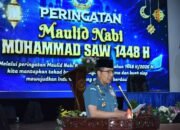 Momentum Maulid Nabi Muhammad SAW, Koarmada II Mantapkan Semangat Pengabdian kepada Bangsa dan Negara
