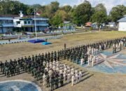 Dankodaeral IX Cek Kesiapan Prajurit Jelang Open Turnamen Selam dan Fun Run HUT ke-81 TNI