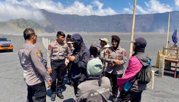 Bromo Kembali Dibuka untuk Wisatawan, Polres Probolinggo Beri Atensi Khusus Pencegahan Karhutla
