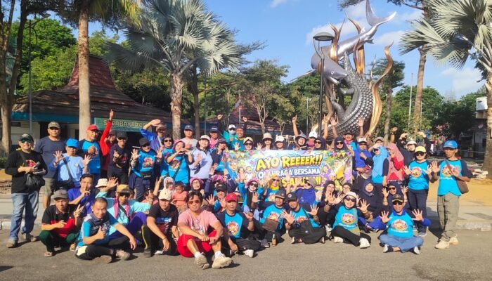 Olgabers Lintas Alumni SMAN 10 Surabaya di Taman Bungkul, Berteman Tanpa Batas