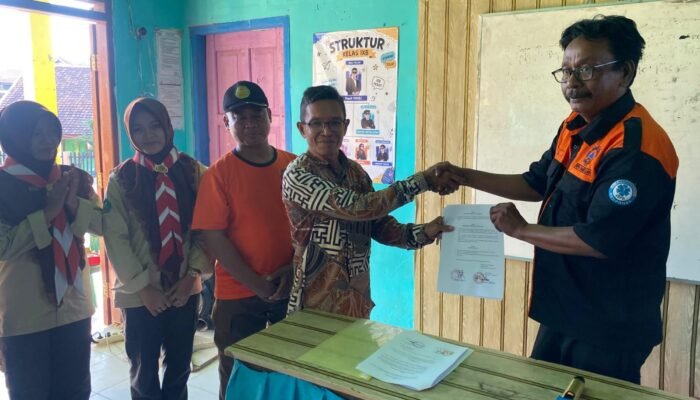 Perkuat Kesiapsiagaan Bencana, FRPB Pamekasan dan SMA Al Ma’arif Terrak Jalin Kerjasama